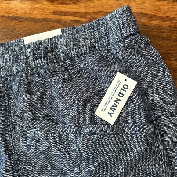 NWT Old Navy High Waisted Linen Blend Cropped Straight Leg Pants Size 3X XXL - Picture 5 of 15